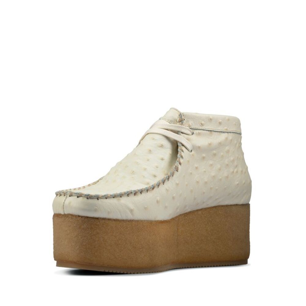Clarks Womens Wallabee ELVTD Beige Shoes (NWT) - Picture 4 of 6